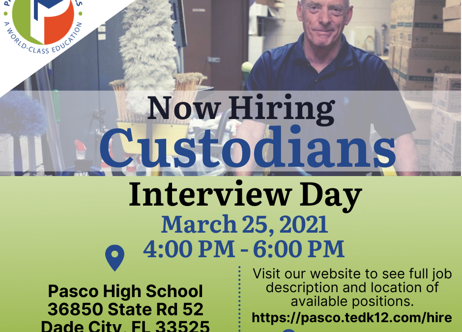 Custodians Interview Day
